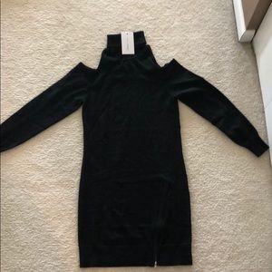 Lover’s & Friends black long sleeve dress w/ slit